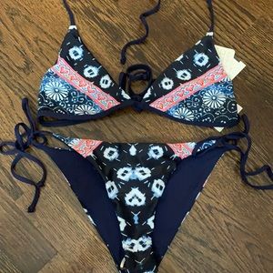 NWT L space reversible bikini